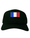 French Flag - France Adult Dark Baseball Cap Hat by TooLoud-Baseball Cap-TooLoud-Hunter-Green-One Size-Davson Sales