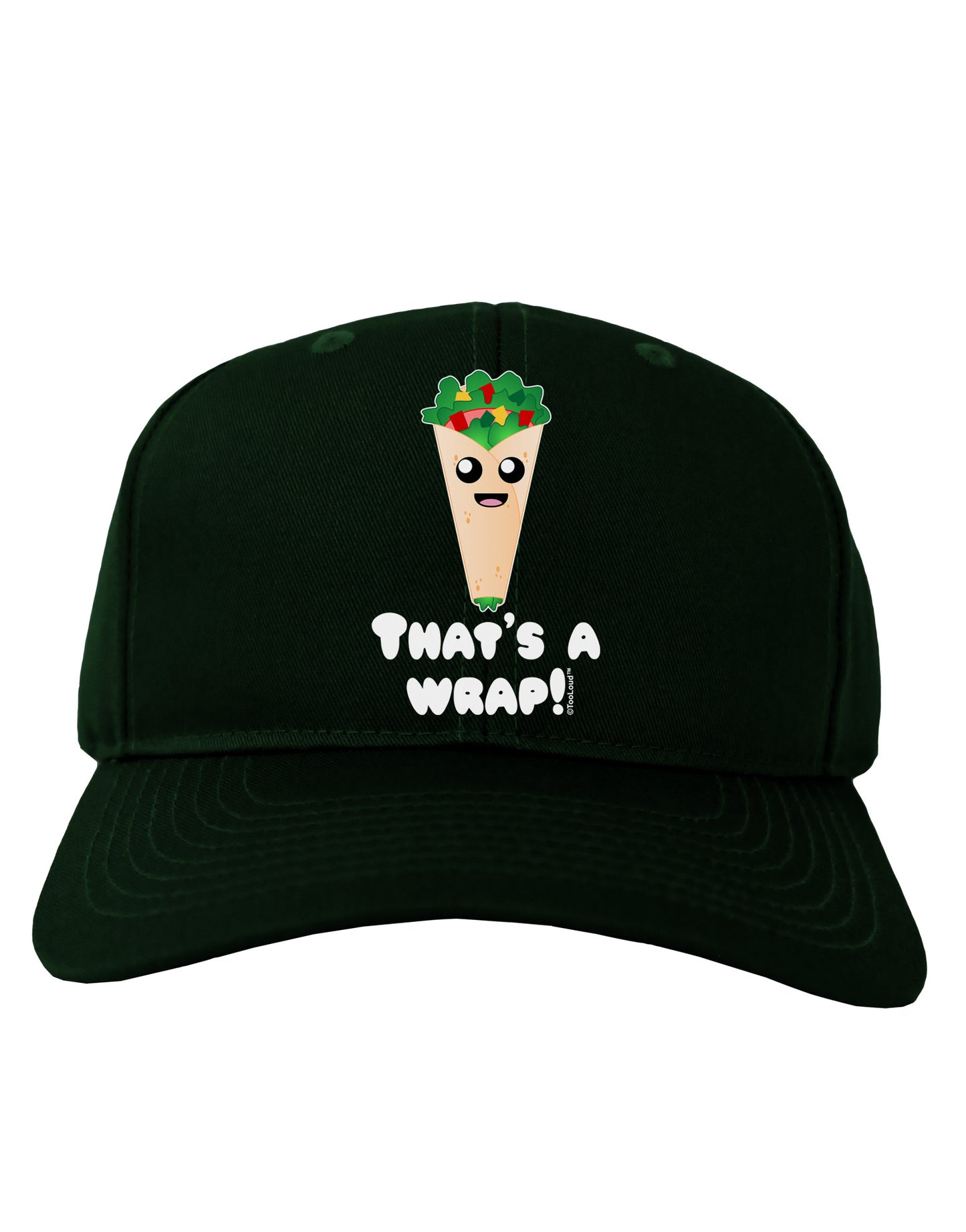 Thats A Wrap Cute Wrap Adult Dark Baseball Cap Hat-Baseball Cap-TooLoud-Hunter-Green-One Size-Davson Sales