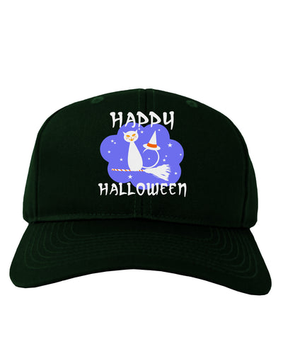 Witch Cat Adult Dark Baseball Cap Hat-Baseball Cap-TooLoud-Hunter-Green-One Size-Davson Sales