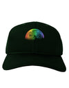 Rainbow Moon Adult Dark Baseball Cap Hat-Baseball Cap-TooLoud-Hunter-Green-One Size-Davson Sales