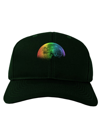 Rainbow Moon Adult Dark Baseball Cap Hat-Baseball Cap-TooLoud-Hunter-Green-One Size-Davson Sales