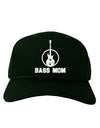 Bass Mom - Mother's Day Design Adult Dark Baseball Cap Hat-Baseball Cap-TooLoud-Hunter-Green-One Size-Davson Sales