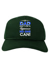 If Dad Can't Fix It Adult Dark Baseball Cap Hat-Baseball Cap-TooLoud-Hunter-Green-One Size-Davson Sales