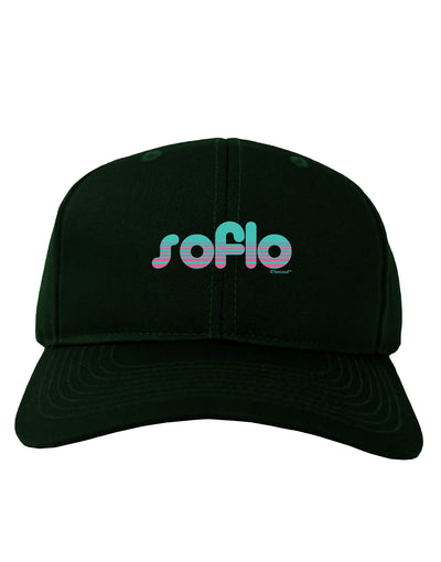 SoFlo - South Beach Style Design Adult Dark Baseball Cap Hat by TooLoud-Baseball Cap-TooLoud-Hunter-Green-One Size-Davson Sales