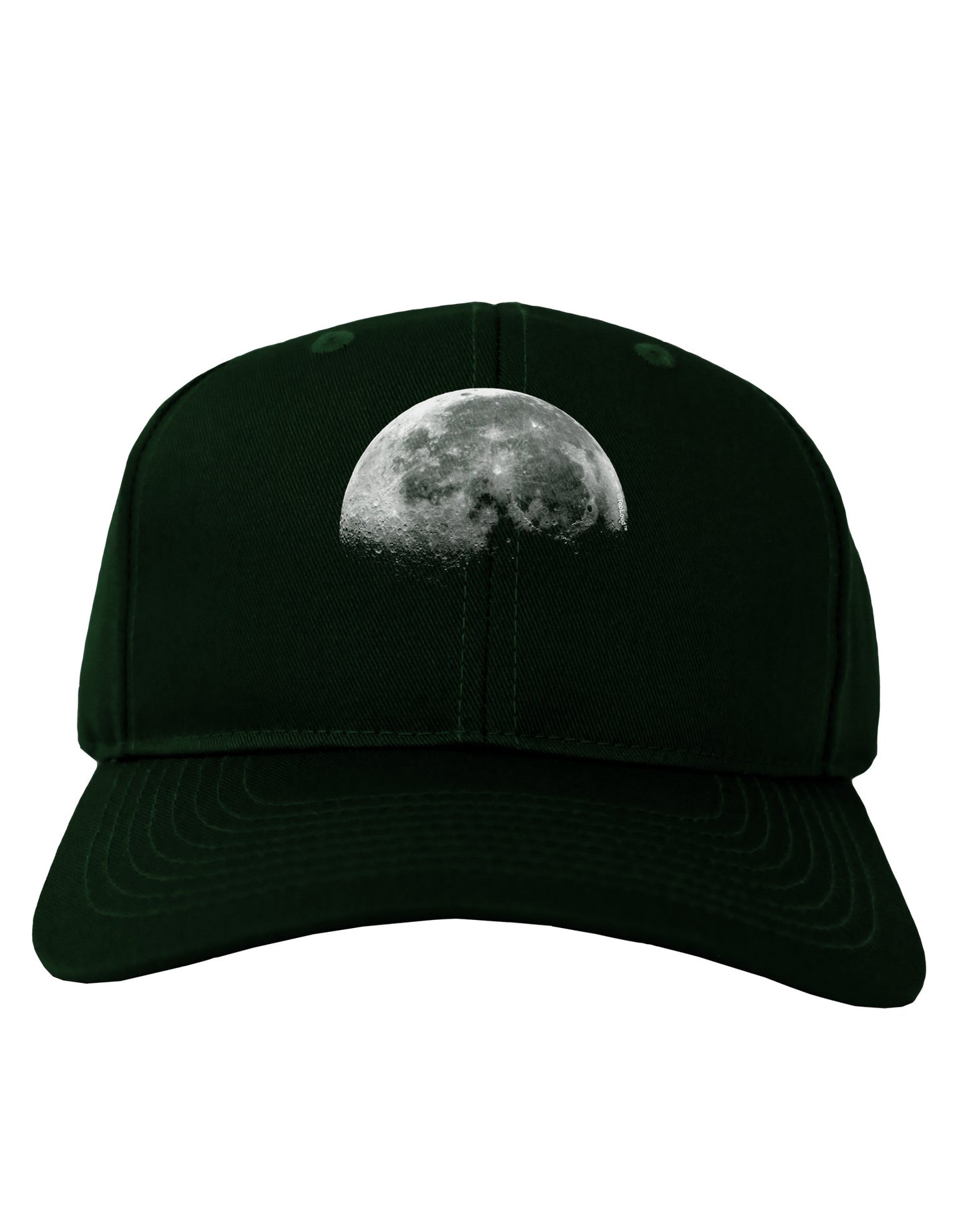 Moon of Earth Adult Dark Baseball Cap Hat-Baseball Cap-TooLoud-Hunter-Green-One Size-Davson Sales