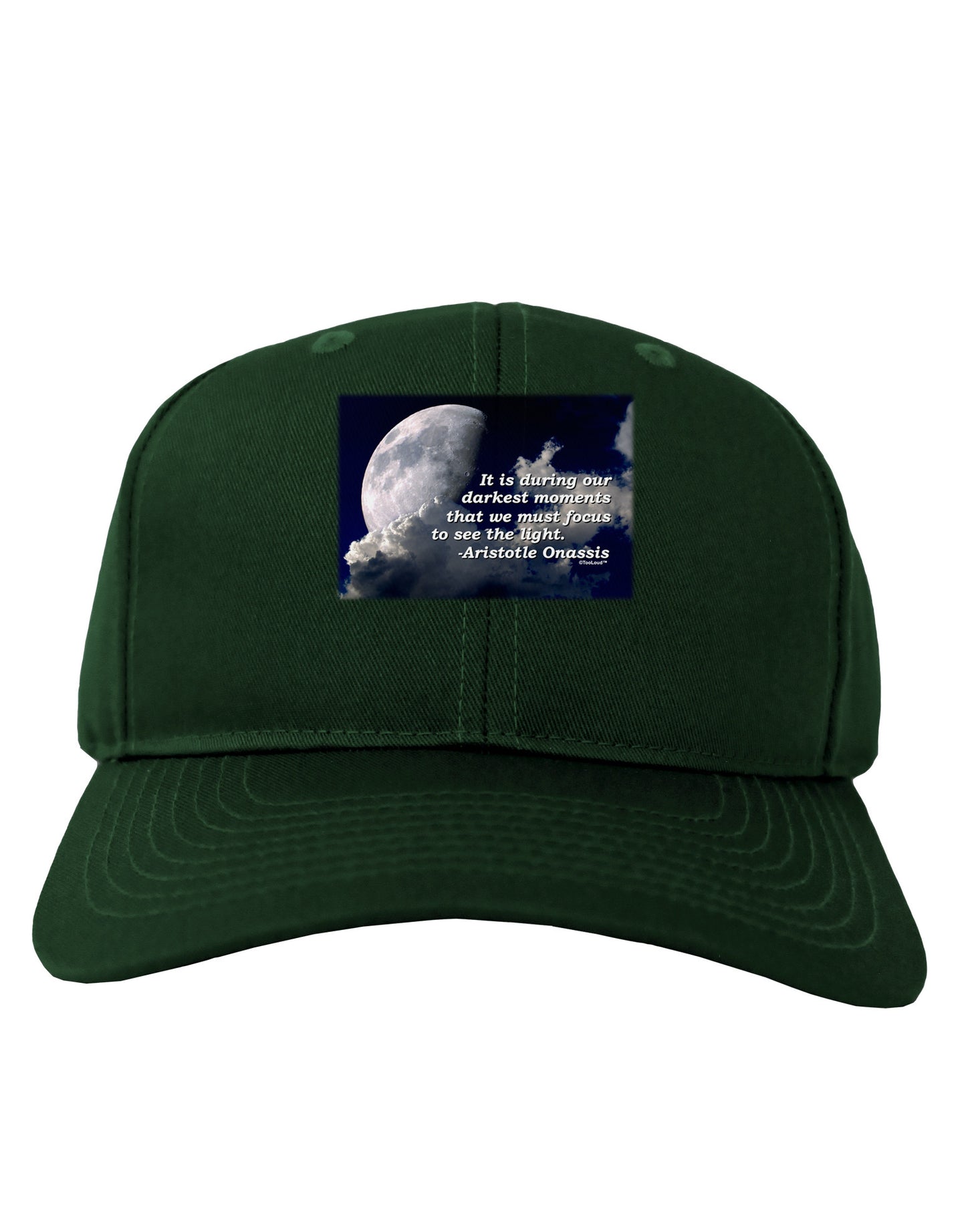 Our Darkest Moments Adult Dark Baseball Cap Hat-Baseball Cap-TooLoud-Hunter-Green-One Size-Davson Sales