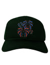 Patriotic Fireworks with Bursting Stars Adult Dark Baseball Cap Hat by TooLoud-Baseball Cap-TooLoud-Hunter-Green-One Size-Davson Sales