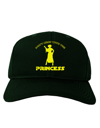 Don't Mess With The Princess Adult Dark Baseball Cap Hat-Baseball Cap-TooLoud-Hunter-Green-One Size-Davson Sales