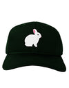 Cute Bunny Rabbit Easter Adult Dark Baseball Cap Hat-Baseball Cap-TooLoud-Hunter-Green-One Size-Davson Sales