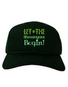 Let the Shenanigans Begin Adult Dark Baseball Cap Hat-Baseball Cap-TooLoud-Hunter-Green-One Size-Davson Sales