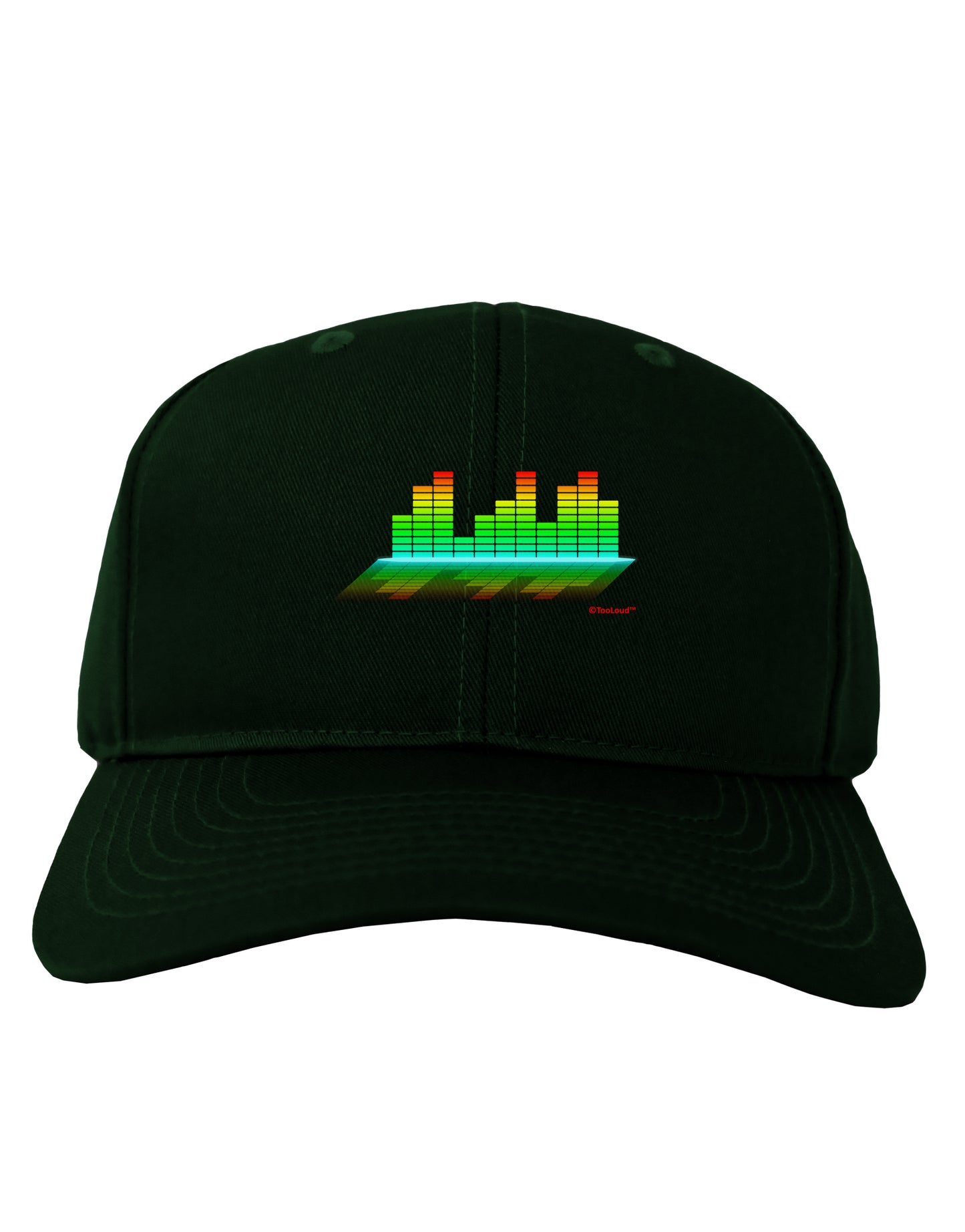 Equalizer Bars Design Adult Dark Baseball Cap Hat by TooLoud-Baseball Cap-TooLoud-Hunter-Green-One Size-Davson Sales