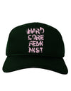 Hardcore Feminist - Pink Adult Dark Baseball Cap Hat-Baseball Cap-TooLoud-Hunter-Green-One Size-Davson Sales
