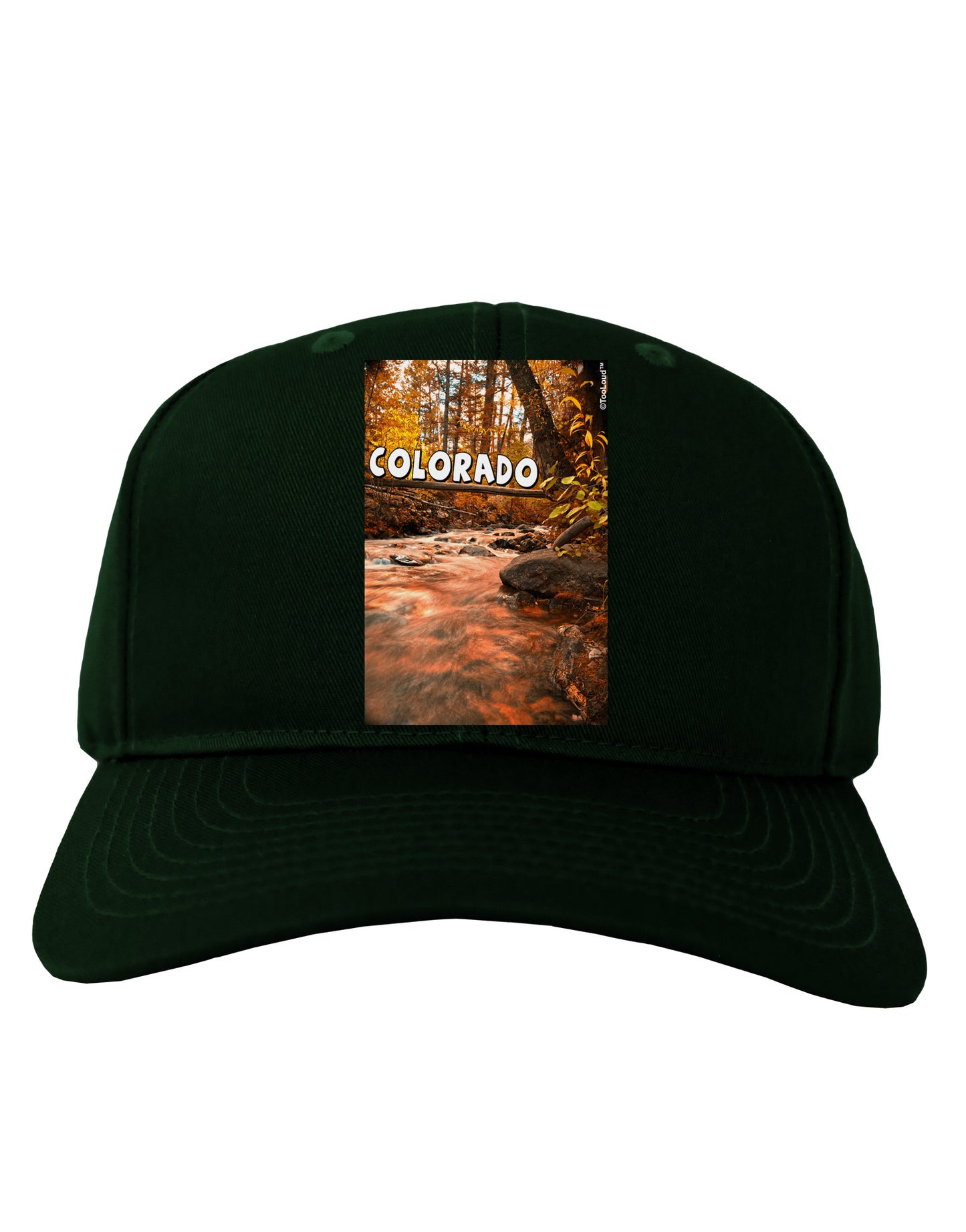Mt Shavano Colorado Text Adult Dark Baseball Cap Hat-Baseball Cap-TooLoud-Hunter-Green-One Size-Davson Sales