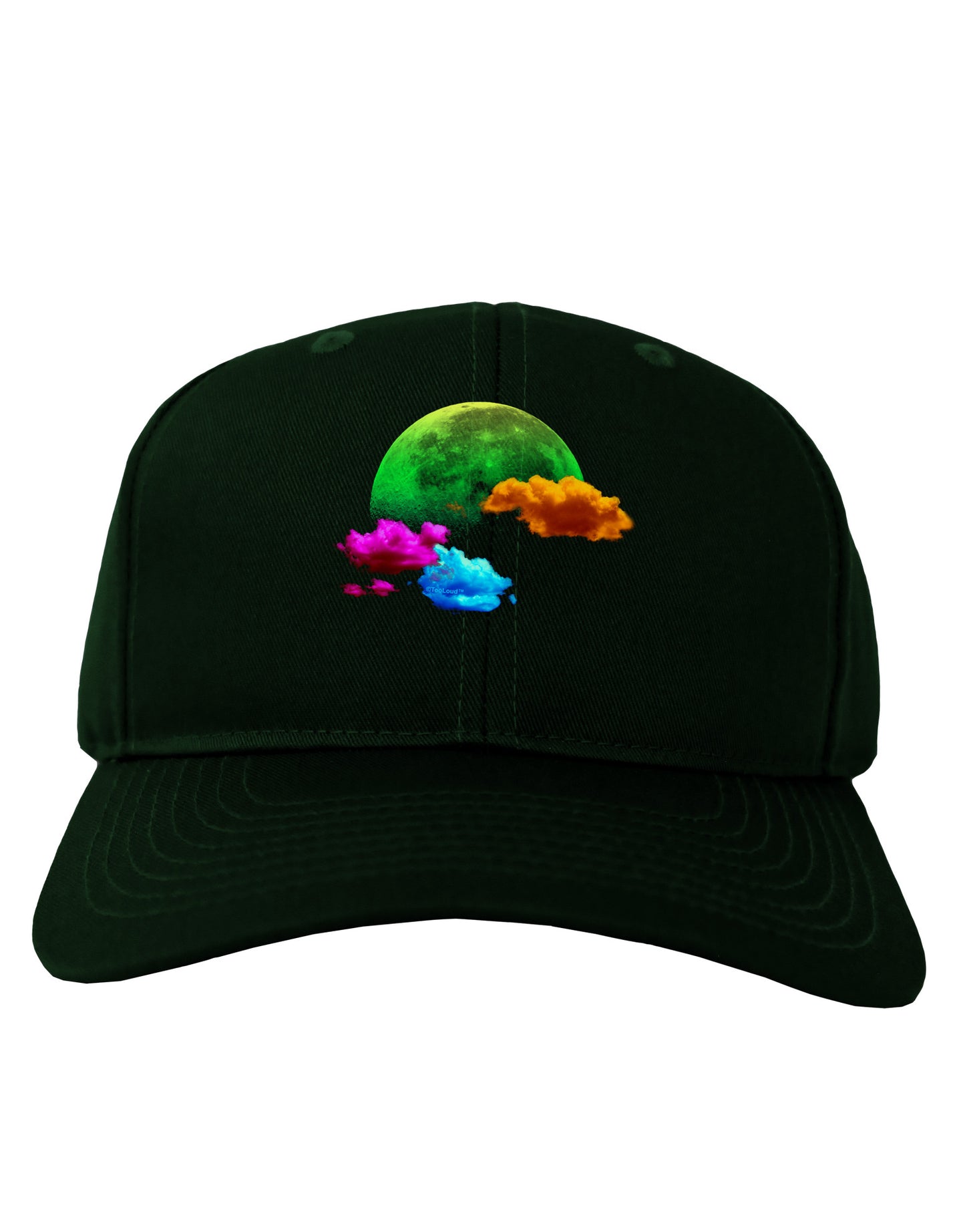 Moon Dream Hallucination Adult Dark Baseball Cap Hat-Baseball Cap-TooLoud-Hunter-Green-One Size-Davson Sales