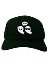 Cute Ghost Couple My Boo Halloween Adult Dark Baseball Cap Hat-Baseball Cap-TooLoud-Hunter-Green-One Size-Davson Sales