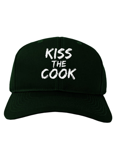 Kiss the Cook Grill Master 2 - Text Adult Dark Baseball Cap Hat-Baseball Cap-TooLoud-Hunter-Green-One Size-Davson Sales