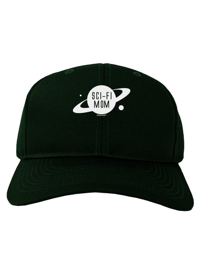 Sci-Fi Mom - Mother's Day Design Adult Dark Baseball Cap Hat-Baseball Cap-TooLoud-Hunter-Green-One Size-Davson Sales