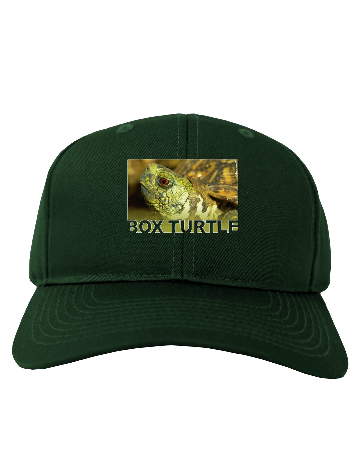 Menacing Turtle with Text Adult Dark Baseball Cap Hat-Baseball Cap-TooLoud-Hunter-Green-One Size-Davson Sales