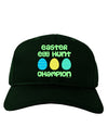 Easter Egg Hunt Champion - Blue and Green Adult Dark Baseball Cap Hat by TooLoud-Baseball Cap-TooLoud-Hunter-Green-One Size-Davson Sales