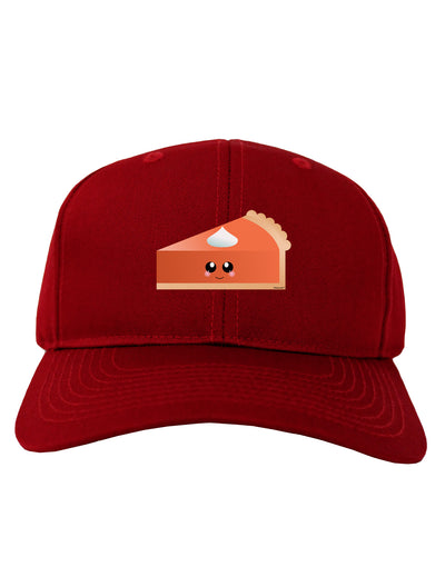 Cute Pumpkin Pie Thanksgiving Adult Dark Baseball Cap Hat-Baseball Cap-TooLoud-Red-One Size-Davson Sales