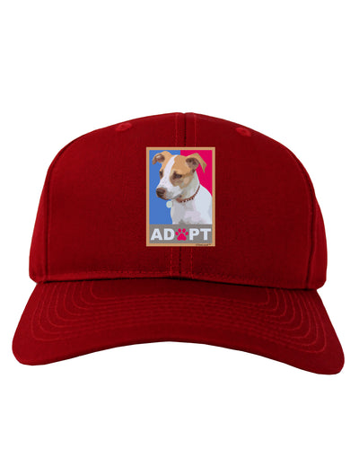 Adopt Cute Puppy Cat Adoption Adult Dark Baseball Cap Hat-Baseball Cap-TooLoud-Red-One Size-Davson Sales