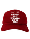 Ghouls Just Wanna Have Fun Adult Baseball Cap Hat-Baseball Cap-TooLoud-Red-One-Size-Fits-Most-Davson Sales