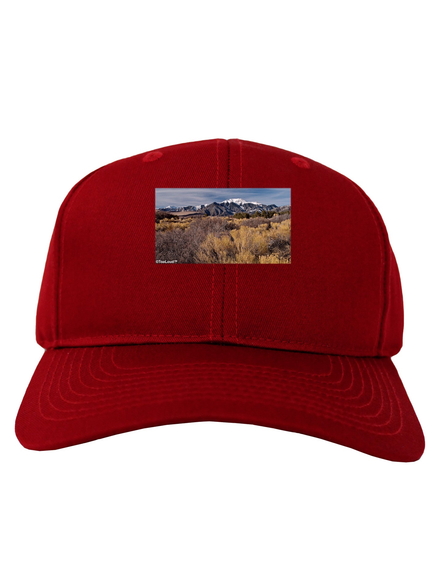 Mountain Forest Park Adult Dark Baseball Cap Hat-Baseball Cap-TooLoud-Red-One Size-Davson Sales