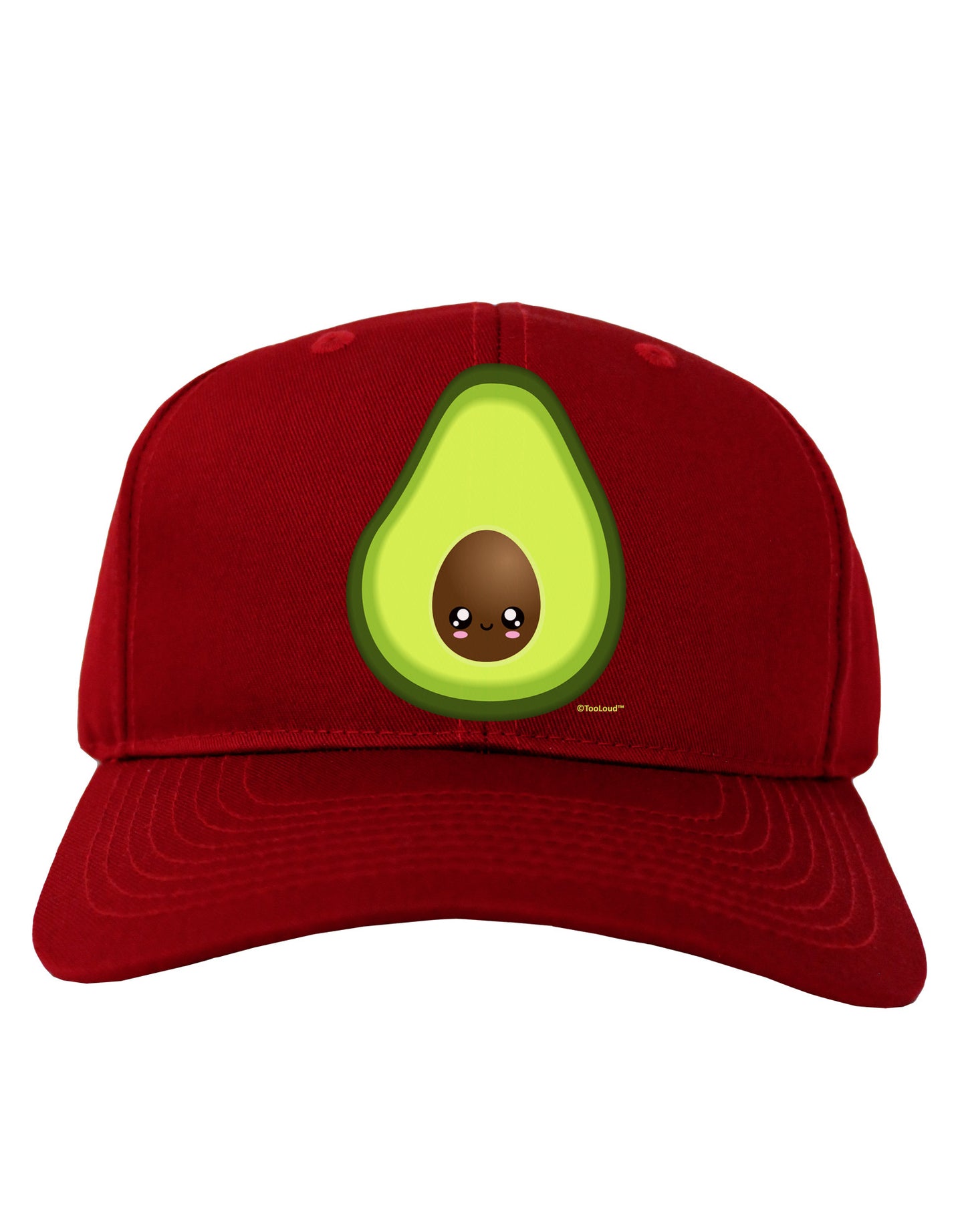 Cute Avocado Design Adult Dark Baseball Cap Hat-Baseball Cap-TooLoud-Red-One Size-Davson Sales