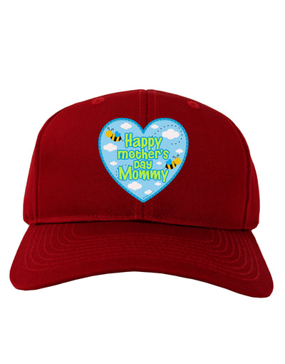 Happy Mother's Day Mommy - Blue Adult Dark Baseball Cap Hat by TooLoud-Baseball Cap-TooLoud-Red-One Size-Davson Sales