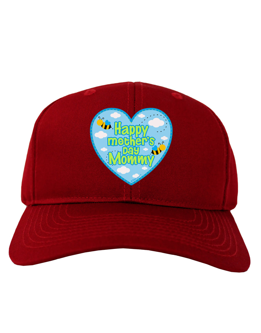 Happy Mother's Day Mommy - Blue Adult Dark Baseball Cap Hat by TooLoud-Baseball Cap-TooLoud-Black-One Size-Davson Sales