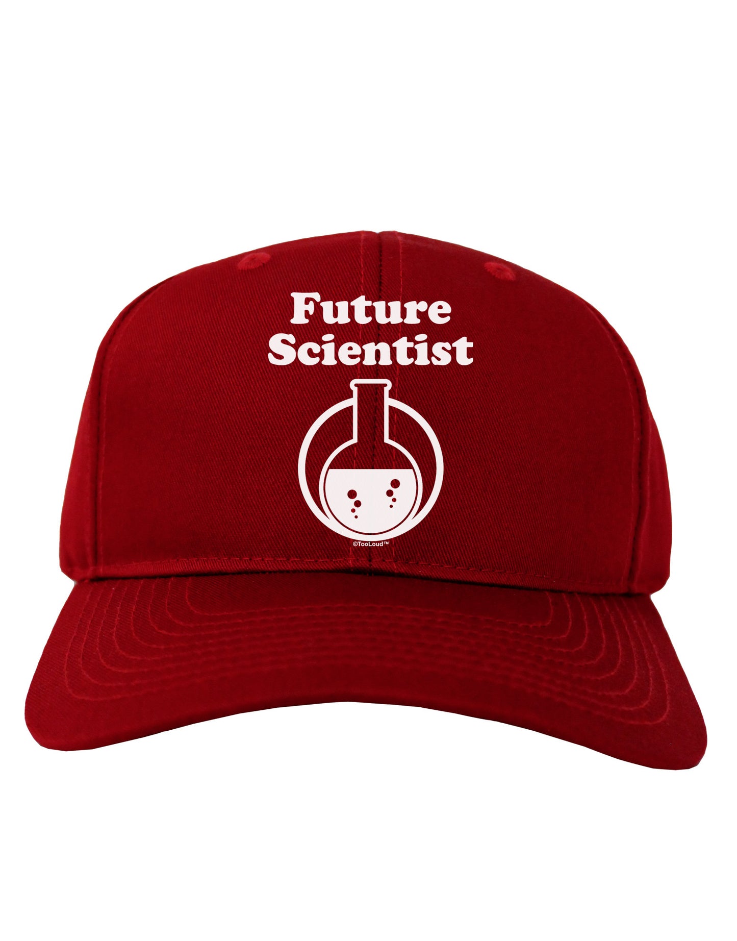 Future Scientist Adult Dark Baseball Cap Hat-Baseball Cap-TooLoud-Red-One Size-Davson Sales