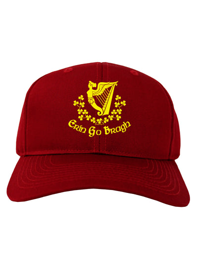 Erin Go Bragh Ireland Forever Adult Dark Baseball Cap Hat-Baseball Cap-TooLoud-Red-One Size-Davson Sales