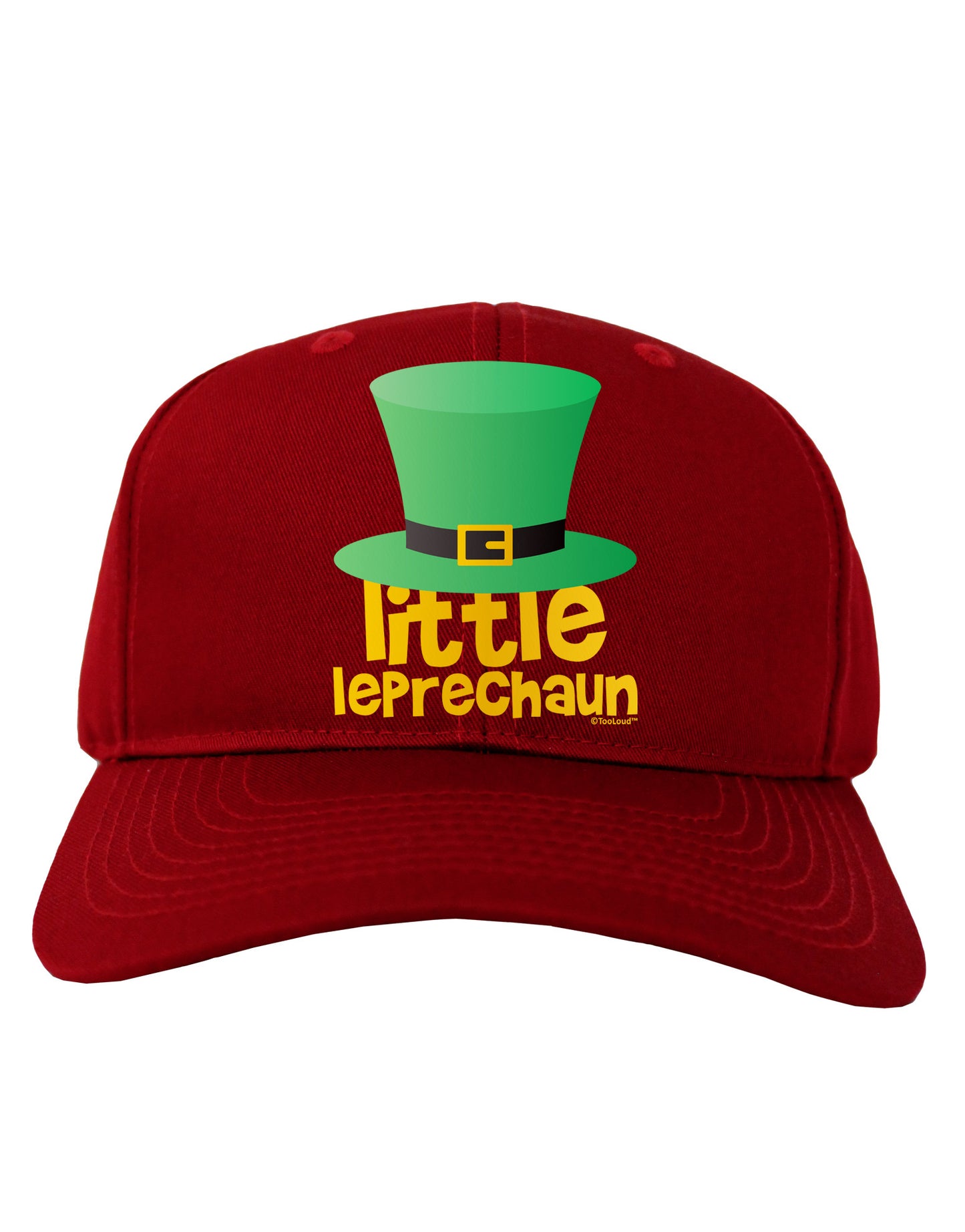 Little Leprechaun - St. Patrick's Day Adult Dark Baseball Cap Hat by TooLoud-Baseball Cap-TooLoud-Red-One Size-Davson Sales