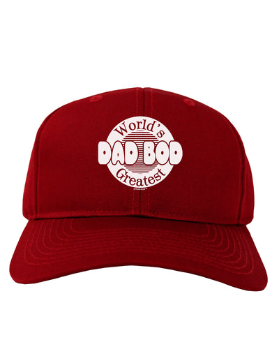 Worlds Greatest Dad Bod Adult Dark Baseball Cap Hat by TooLoud-Baseball Cap-TooLoud-Red-One Size-Davson Sales