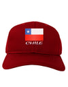 Chile Flag Adult Dark Baseball Cap Hat-Baseball Cap-TooLoud-Red-One Size-Davson Sales