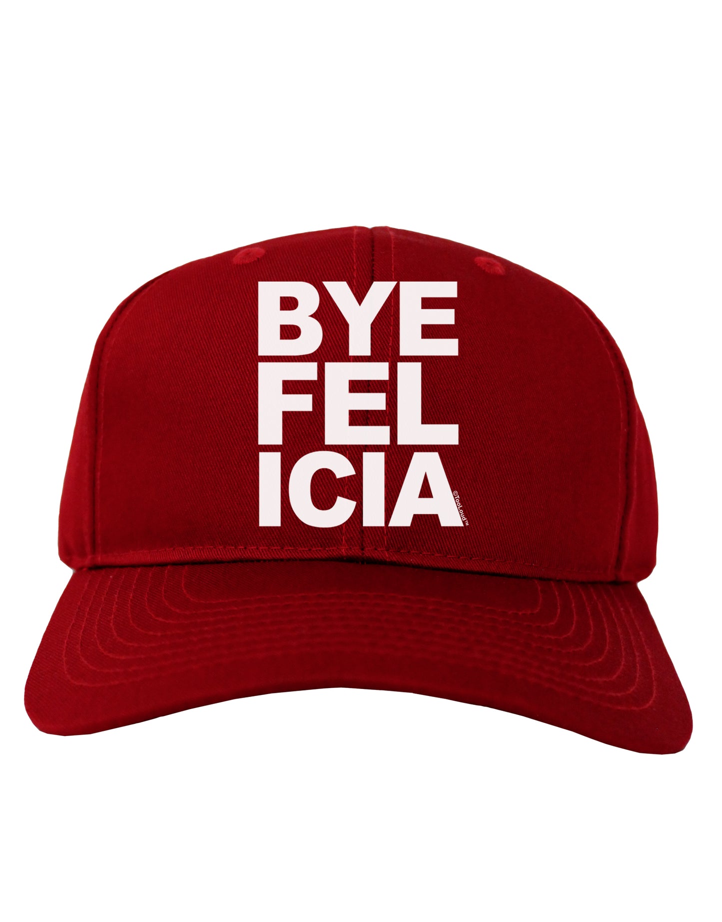 Bye Felicia Adult Dark Baseball Cap Hat-Baseball Cap-TooLoud-Red-One Size-Davson Sales