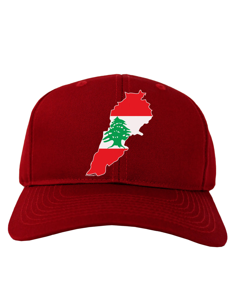 Lebanon Flag Silhouette Adult Dark Baseball Cap Hat-Baseball Cap-TooLoud-Black-One Size-Davson Sales