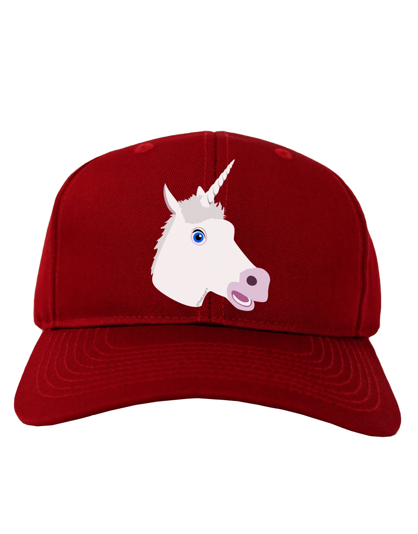 Fanciful Unicorn Adult Dark Baseball Cap Hat-Baseball Cap-TooLoud-Red-One Size-Davson Sales