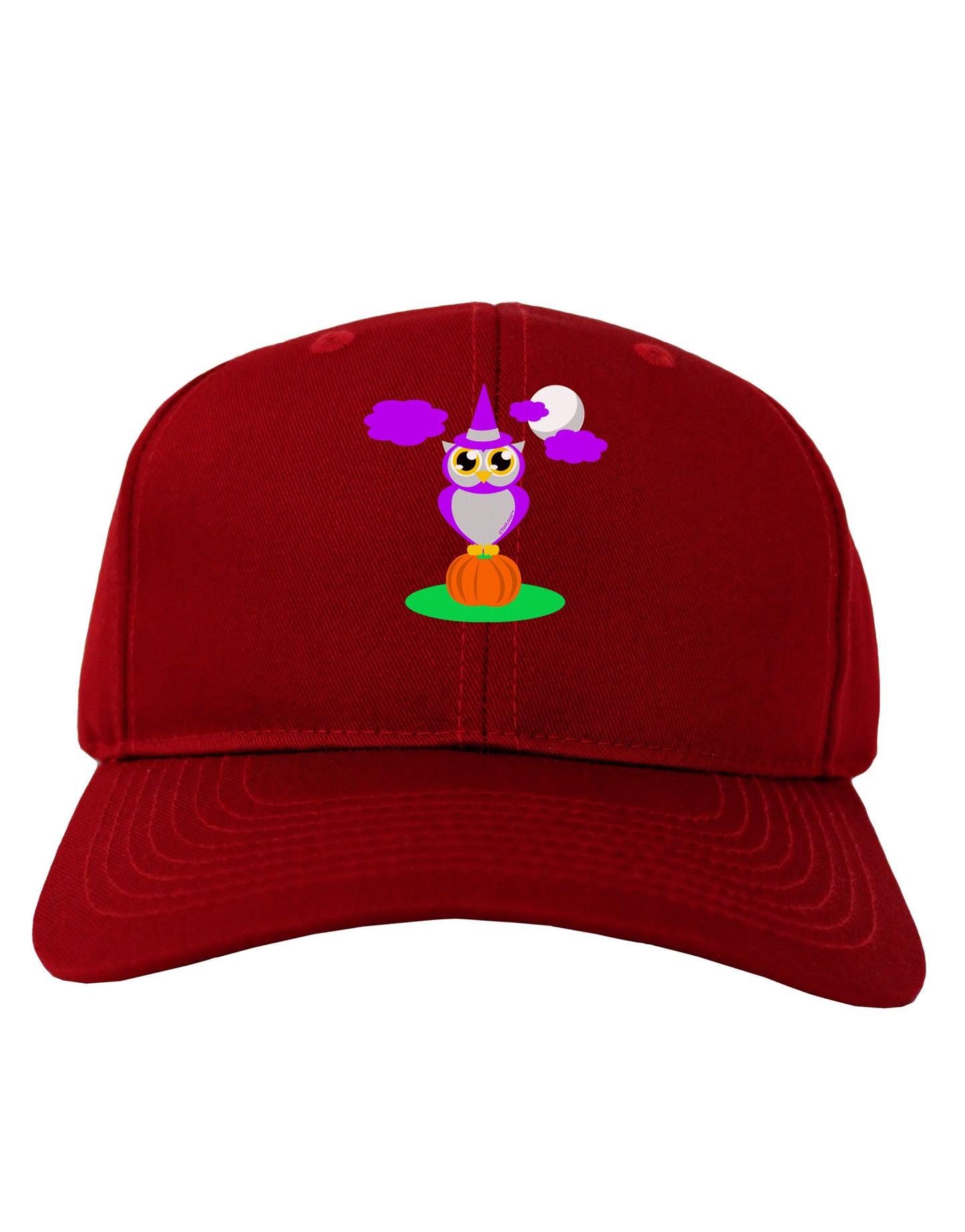Owl Purple Adult Dark Baseball Cap Hat-Baseball Cap-TooLoud-Red-One Size-Davson Sales