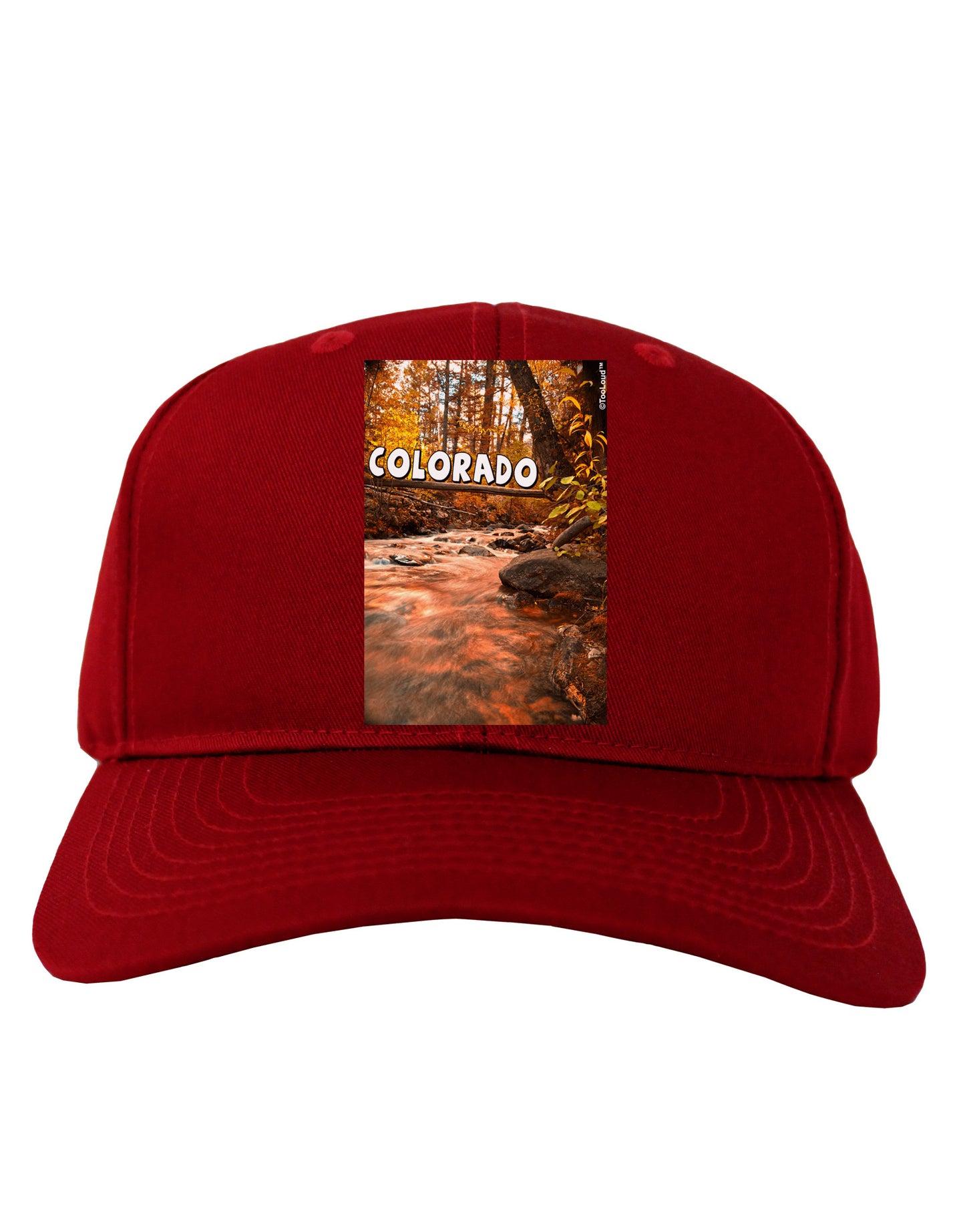 Mt Shavano Colorado Text Adult Dark Baseball Cap Hat-Baseball Cap-TooLoud-Red-One Size-Davson Sales