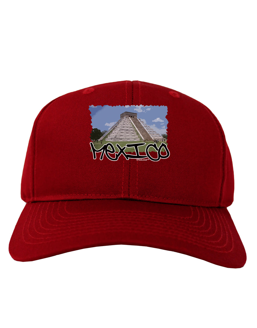 Mexico - Mayan Temple Cut-out Adult Dark Baseball Cap Hat-Baseball Cap-TooLoud-Black-One Size-Davson Sales