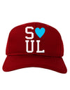 Matching Soulmate Design - Soul - Blue Adult Dark Baseball Cap Hat by TooLoud-Baseball Cap-TooLoud-Red-One Size-Davson Sales
