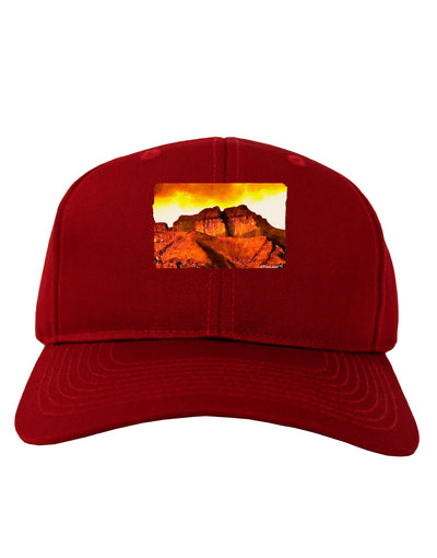 San Juan Mountain Range CO Adult Dark Baseball Cap Hat-Baseball Cap-TooLoud-Red-One Size-Davson Sales