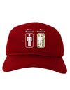 TooLoud Your Husband My Husband Adult Dark Baseball Cap Hat-Baseball Cap-TooLoud-Red-One Size-Davson Sales
