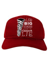 I Like Big Stacks -of books- Adult Dark Baseball Cap Hat-Baseball Cap-TooLoud-Red-One Size-Davson Sales