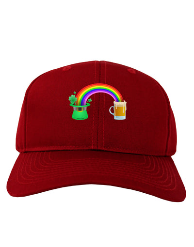 End Of The Rainbow - Beer Adult Dark Baseball Cap Hat-Baseball Cap-TooLoud-Red-One Size-Davson Sales