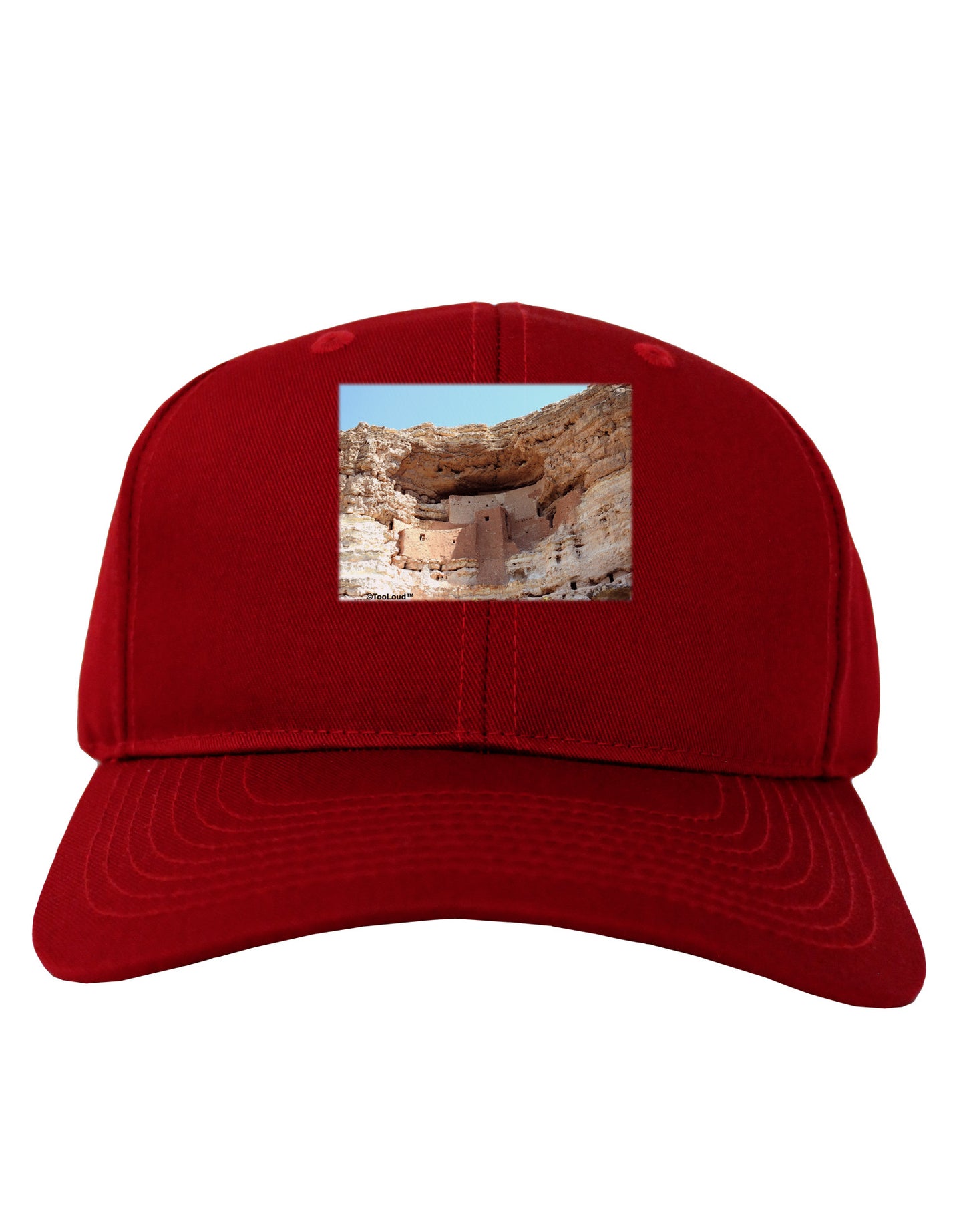 Montezuma Castle Arizona Adult Dark Baseball Cap Hat-Baseball Cap-TooLoud-Red-One Size-Davson Sales
