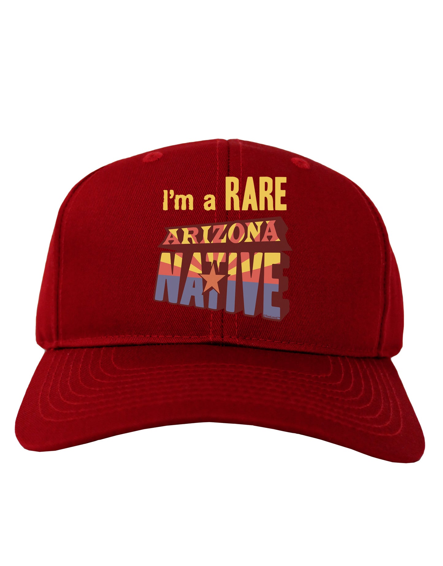 I'm a Rare Arizona Native Adult Dark Baseball Cap Hat-Baseball Cap-TooLoud-Red-One Size-Davson Sales