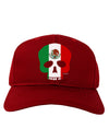 Skull Flag Mexico Adult Dark Baseball Cap Hat-Baseball Cap-TooLoud-Red-One Size-Davson Sales