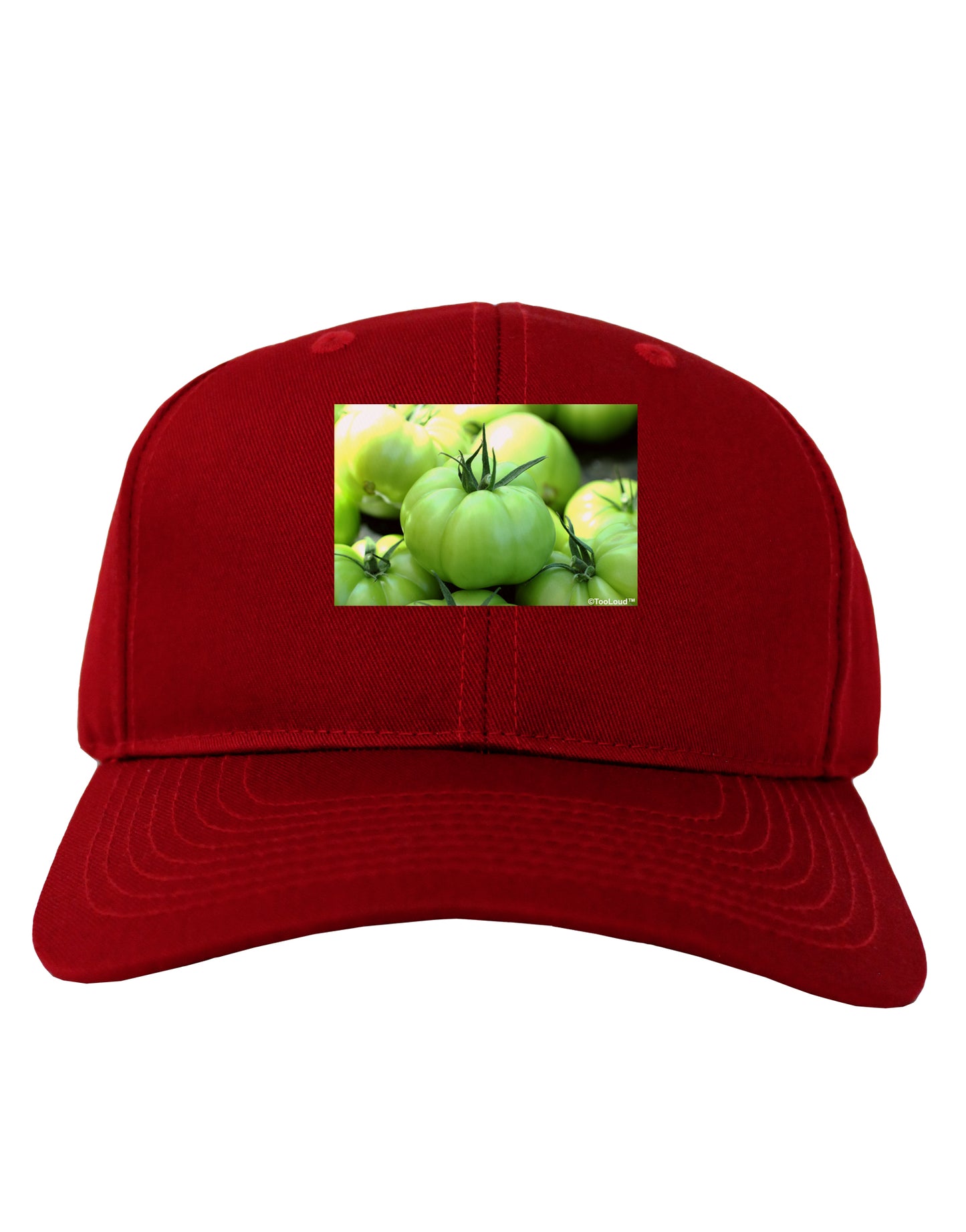 Buy Local - Green Tomatoes Adult Dark Baseball Cap Hat-Baseball Cap-TooLoud-Red-One Size-Davson Sales